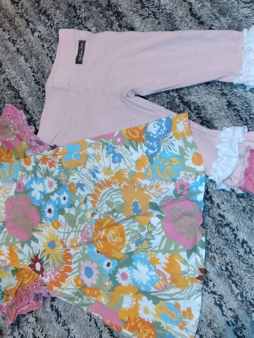 Matilda Jane Pink Floral Matching Set